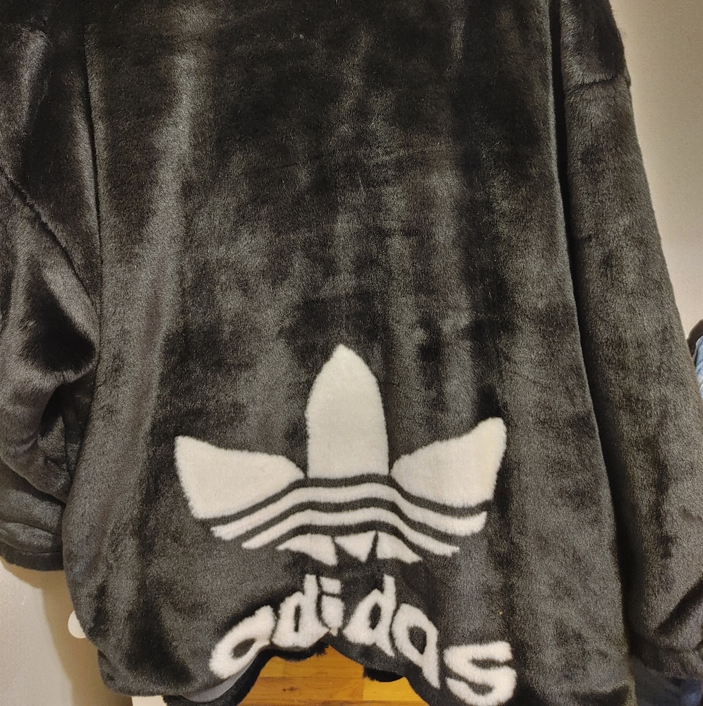 Adidas faux fur coat - exclusive item